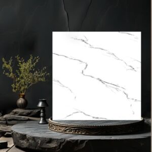 قیمت سرامیک کف 80*80 یزد طرح کلکته سفید گلچین