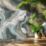 کاشی کف دستشویی حمام 30*30 سرمه کاشی گلچین
